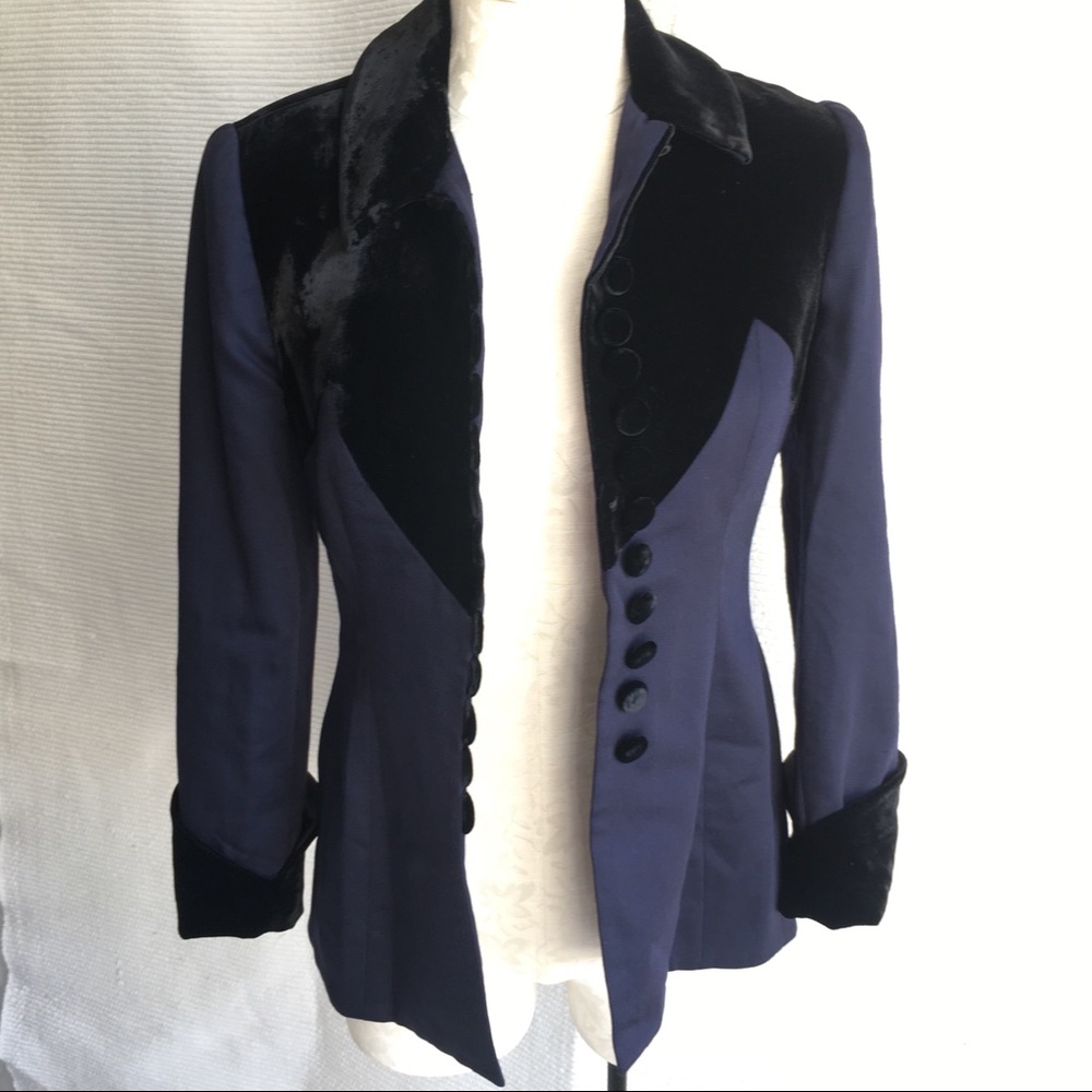 Vintage Victorian Velvet Wool Riding Jacket - Picture 8 of 8